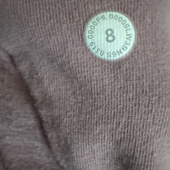 Lululemon High Lines Pullover Heathered Vintage Mauve Size 8 - Picture 6 of 9